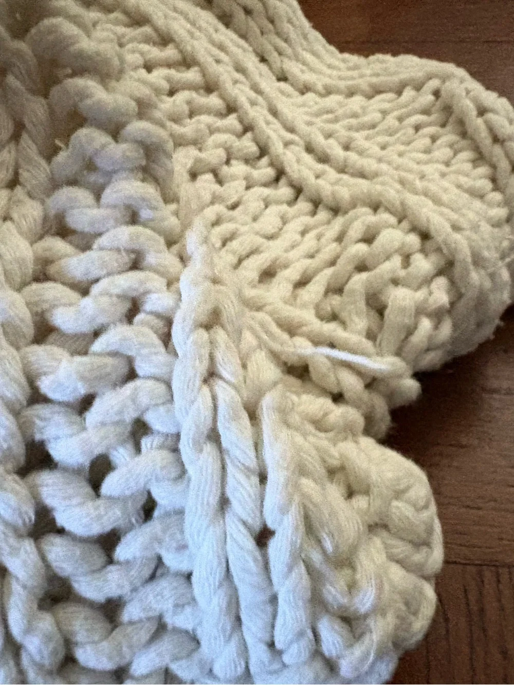 Aviva Stanoff Knit Throw - Cream - 50” x 70”